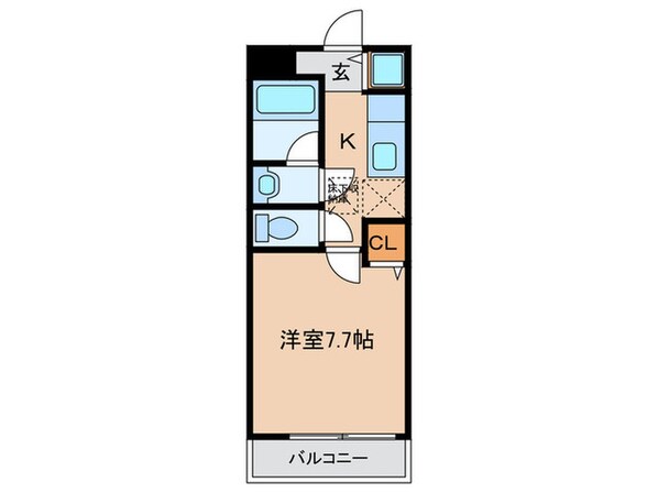 レジデンス石切の物件間取画像